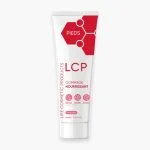 Tube blanc et rouge LCP gommage nourrissant pour pieds secs 100 ml