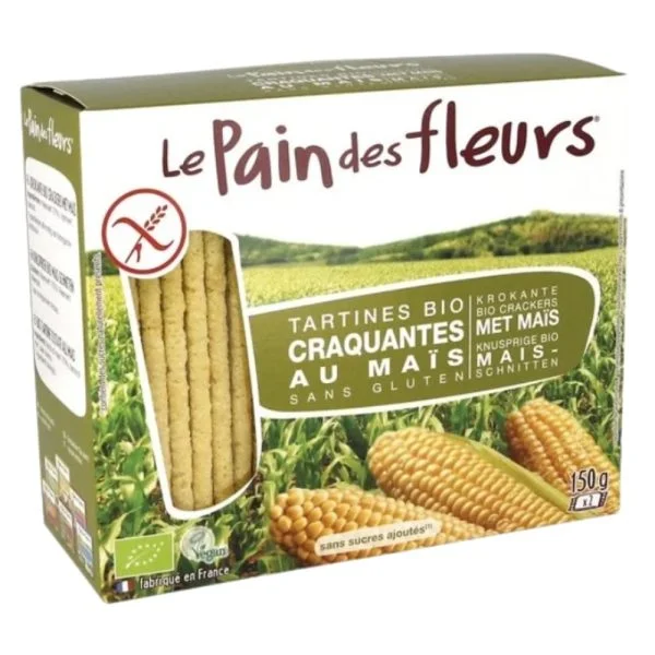 Le Pain Des Fleurs Tartines Craquantes au Maïs 150g