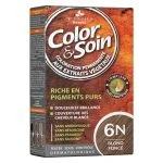 Boîte de coloration permanente Color & Soin 6N Blond Foncé, extraits végétaux
