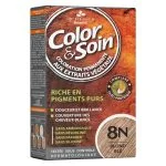 Boîte de coloration permanente Color & Soin 8N Blond Blé, extraits végétaux