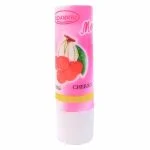 Stick de baume à lèvres hydratant parfum cerise, visuel cerise sur l'étui
