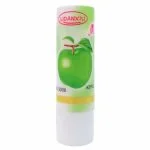 Stick de baume à lèvres Lidanxiu au parfum pomme, packaging vert et blanc
