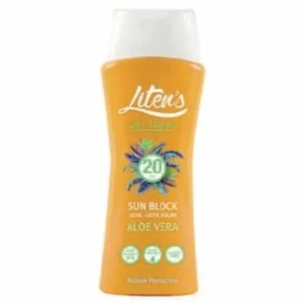 Liten’s Lait Solaire À L’aloe Vera SPF20 250ml