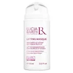 Flacon pompe blanc Lucia Rapetti Masque Éclat Liftant, texte rose, 100ml