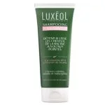 Tube vert Luxéol Shampooing Lissant 200 ml sur fond blanc