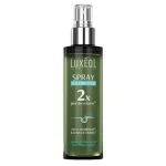 Flacon spray vert Luxéol Volumateur 150 ml sur fond blanc