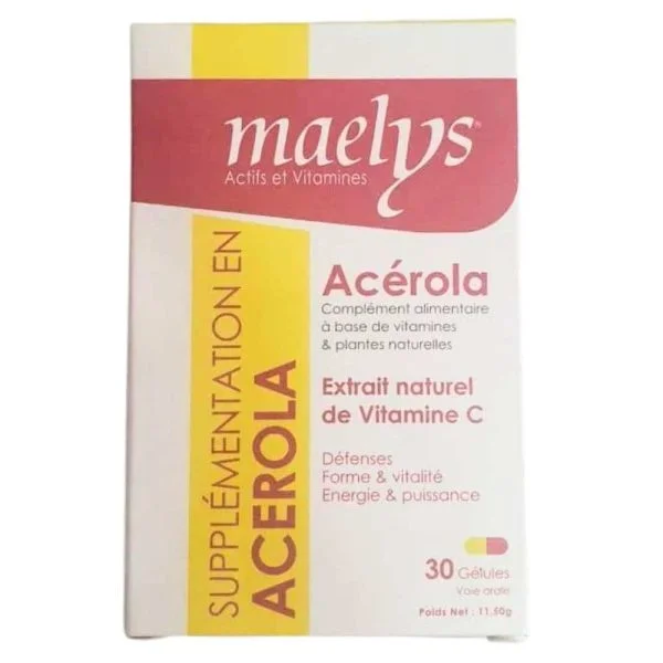 Maelys Acérola 30 Gélules