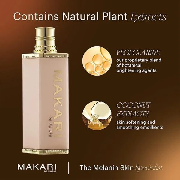 Makari Classic Premium Plus Lait de Beauté Éclaircissant 140ml – photo 2