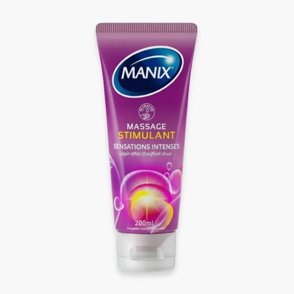 Manix Gel de Massage Stimulant Sensations Intenses (Effet Chauffant) 200ml