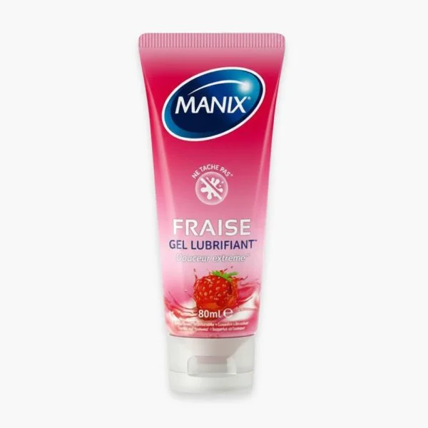 Manix Gel Lubrifiant Fraise (Douceur Extrême) 80ml