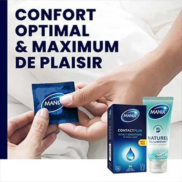 Manix Préservatif Contact Plus (Sensations Intactes) 10u – photo 2