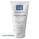 Tube blanc MartiDerm Essentials exfoliant visage aux microparticules, 50ml