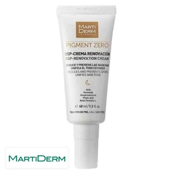 Marti Derm Pigment Zero Dsp-crème Rénovation Réduit Et Prévient Les Taches 40ml