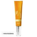 Tube-pompe orange Maviderma écran solaire teinté SPF 50, 50 ml