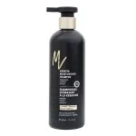 Flacon-pompe noir Maviderma shampooing hydratant à la kératine 300 ml