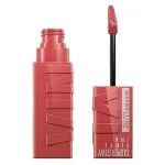 Tube rouge à lèvres liquide Maybelline Superstay Vinyl Ink corail pêche avec applicateur