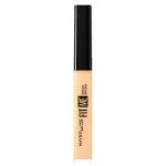 Tube correcteur anti-cernes Maybelline Fit Me beige clair doré avec capuchon noir