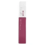 Tube Maybelline SuperStay Matte Ink rose framboise et son applicateur flèche