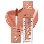 Flacon Maybelline Sunkisser blush liquide terracotta avec applicateur mousse et swatch nacré