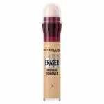 Correcteur beige sable Maybelline Instant Anti-Age Eraser 7 avec applicateur éponge
