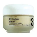Pot beige à couvercle blanc md:ceuticals melan:off maintenance cream