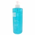 Grand flacon pompe gel nettoyant bleu MDC Excellence hydratant visage 500ml