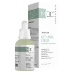 Flacon compte-gouttes et étui vert MDC Magician Anti-Acne Serum 30 ml