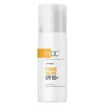Flacon pompe blanc MDC Synergy ecran solaire SPF 50+ peaux normales visage