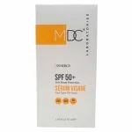 Etui blanc et orange MDC Synergy serum visage SPF 50+ 50 ml