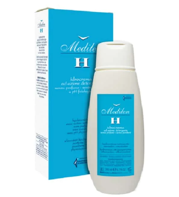 medilen-h-hydrocreme-nettoyante-500ml.jpg Flacon Medilen H hydrocrème nettoyante 200 ml avec son étui bleu