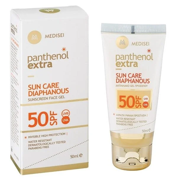 Medisei Panthenol Extra Sun Care Diaphanous Gel SPF50 50ml