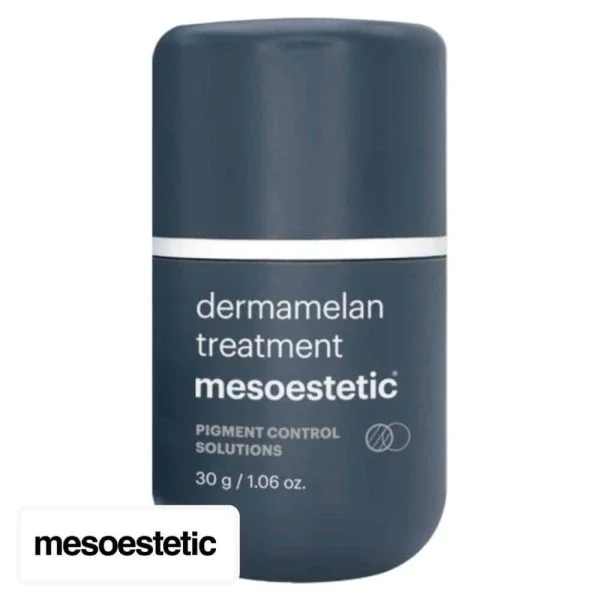 Pot gris foncé Mesoestetic Dermamelan, gamme Pigment Control Solutions, 30 g