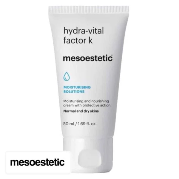 Tube blanc hydra-vital factor k mesoestetic 50 ml, crème visage