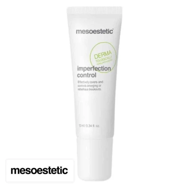 Tube blanc imperfection control mesoestetic 10 ml, soin ciblé imperfections