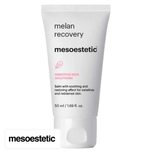 Tube blanc melan recovery mesoestetic 50 ml, baume apaisant visage