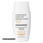 Flacon blanc mesoprotech melan 130 pigment control SPF50+ mesoestetic 50 ml