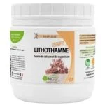 Pot blanc MGD Lithothamne poudre 250 g illustré d'une algue rouge