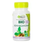 Flacon MGD Ashwagandha Bio 60 gélules, racines et feuillage, label AB