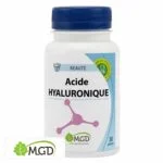 Flacon MGD Acide Hyaluronique 30 gélules, molécule rose, bouchon bleu
