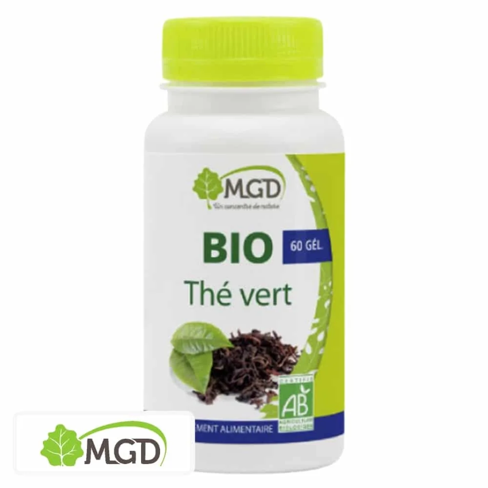 mgd-nature-bio-the-vert-60-gelules.jpg Flacon MGD Nature Bio Thé vert 60 gélules, logo AB vert