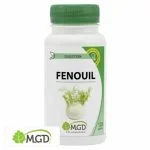 Flacon blanc MGD Nature Fenouil, bouchon vert, bulbe de fenouil illustré