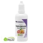 Flacon blanc compte-gouttes MGD Nature Extrait de Pamplemousse 50 ml, étiquette violette