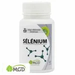 Flacon blanc MGD Sélénium oligo-éléments minéraux 60 gélules pullulan