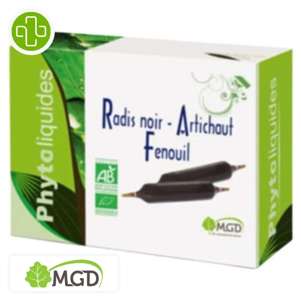 mgd-nature-phytoliquides-radis-noir-et-artichaut-fenouil-ampoules-10u.jpg Boîte MGD Phytoliquides Radis noir Artichaut Fenouil ampoules buvables logo AB