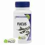 Flacon blanc MGD Silhouette Fucus 120 gélules illustration algue brune