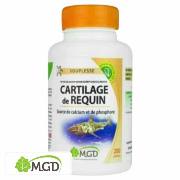 Mgd Nature Souplesse Cartilage De Requin 200 Gélules