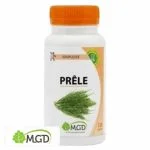 Flacon MGD Nature Prêle Souplesse 120 gélules, tiges de prêle illustrées