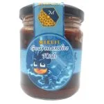 Pot en verre Mielii Gourmandise Kids étiquette bleue illustrée 240 g