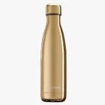 Bouteille Miniland Deluxe 500 ml à finition dorée brillante et bouchon vissé