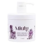Pot-pompe blanc Miuty crème corporelle hydratante aux algues marines 400 ml